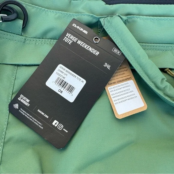 NWT DaKine Verge Weekender 34L Tote Bag - Picture 3 of 11